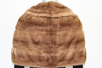 Pastel Mink Fur Stole Jacket Free Size