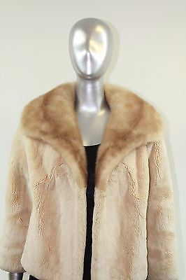 Sheared Beaver With Min Fur Jacket Size S-M