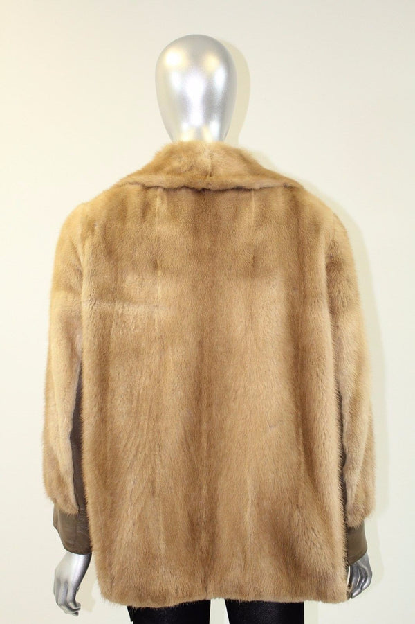 Autumn Haze Mink Fur Jacket Size M