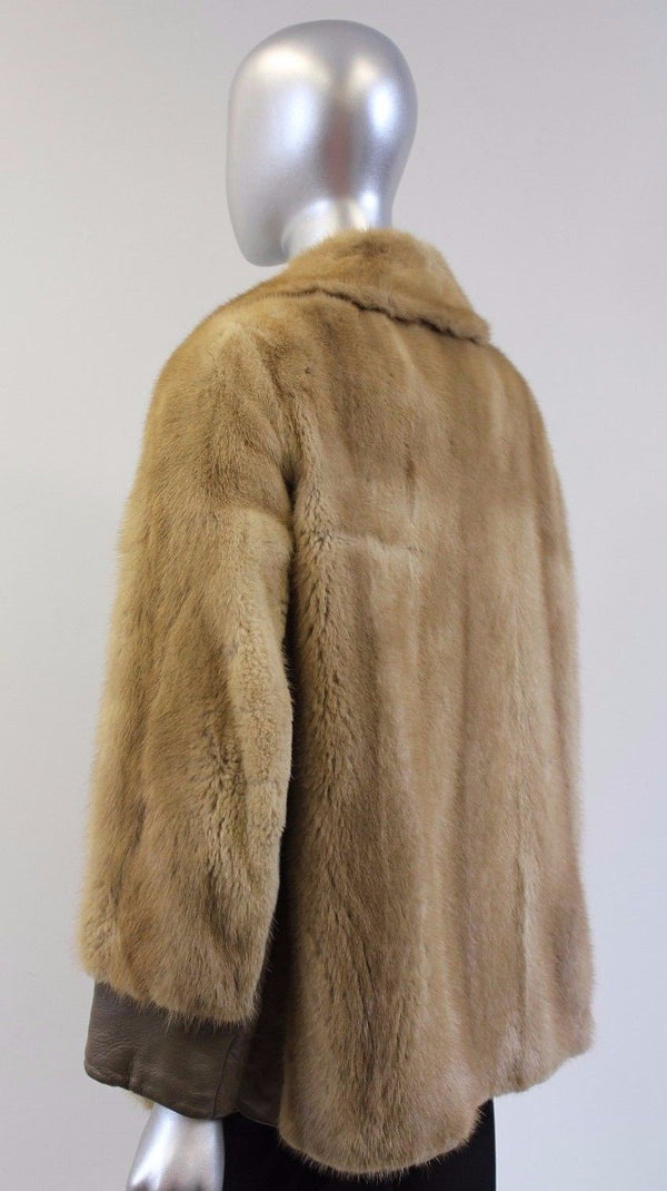 Autumn Haze Mink Fur Jacket Size M