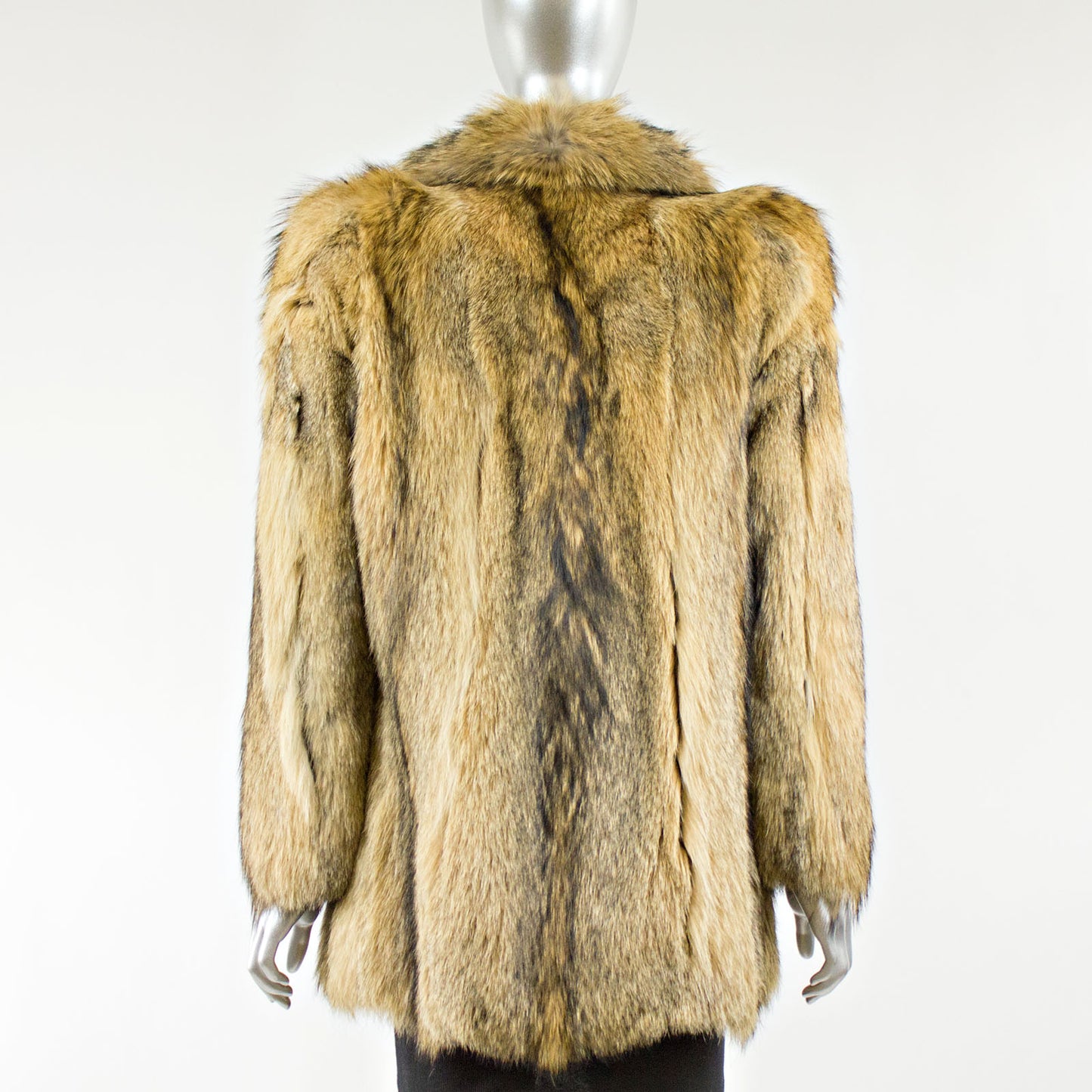 Raccoon Fur Jacket- Size S