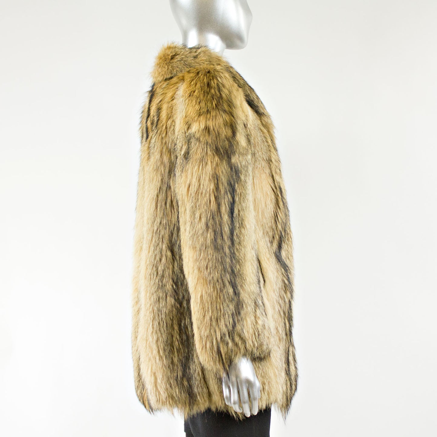 Raccoon Fur Jacket- Size S
