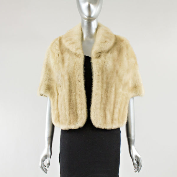 Tourmaline Mink Fur Stole - One Size Fits All