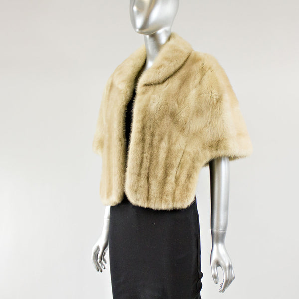 Tourmaline Mink Fur Stole - One Size Fits All