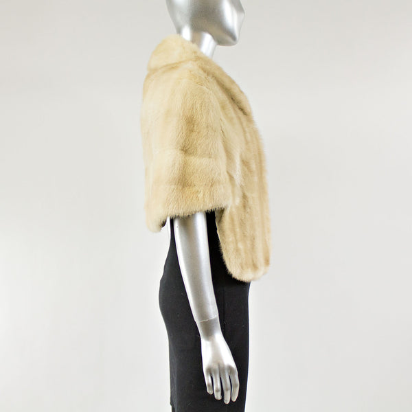 Tourmaline Mink Fur Stole - One Size Fits All