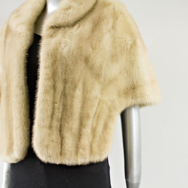 Tourmaline Mink Fur Stole - One Size Fits All