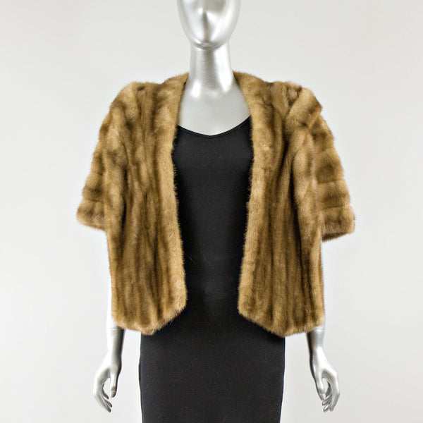 Autumn Haze Mink Fur Stole - One Size Fits All