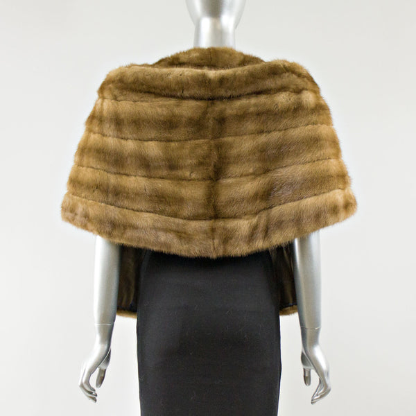 Autumn Haze Mink Fur Stole - One Size Fits All