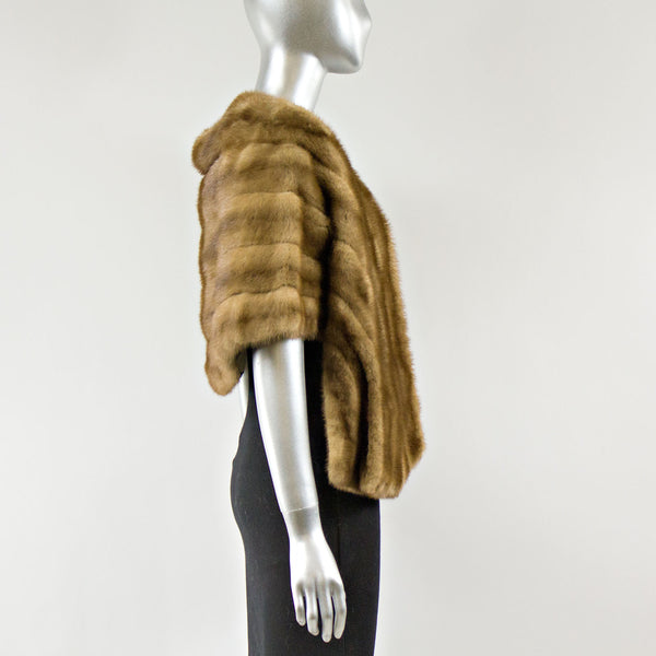 Autumn Haze Mink Fur Stole - One Size Fits All