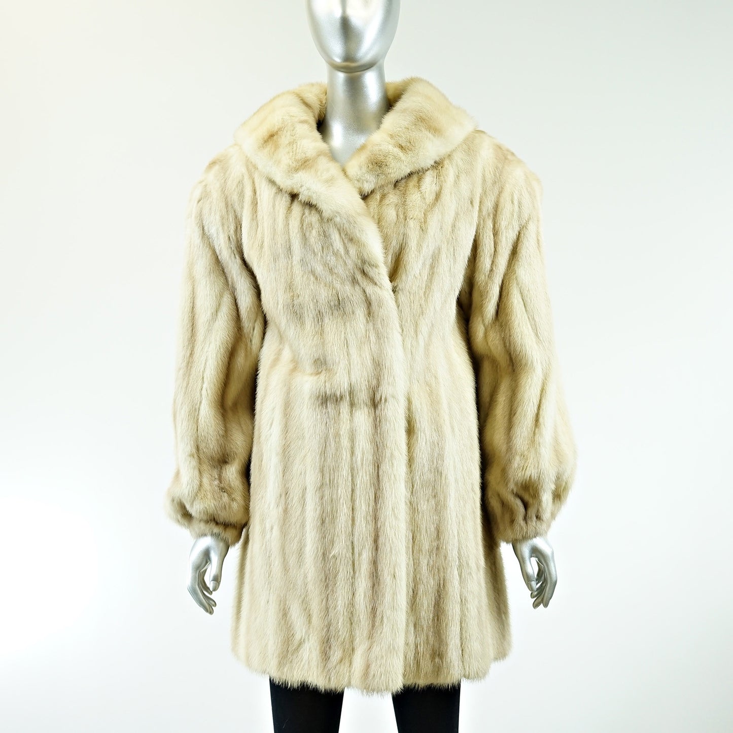 Pearl Mink Fur Stroller - Size L