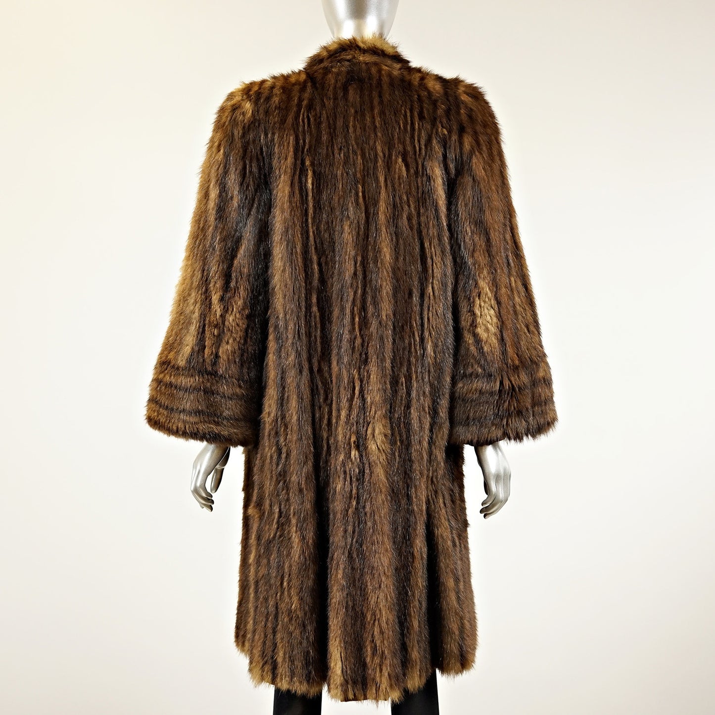 Muskrat Fur Coat - Size S