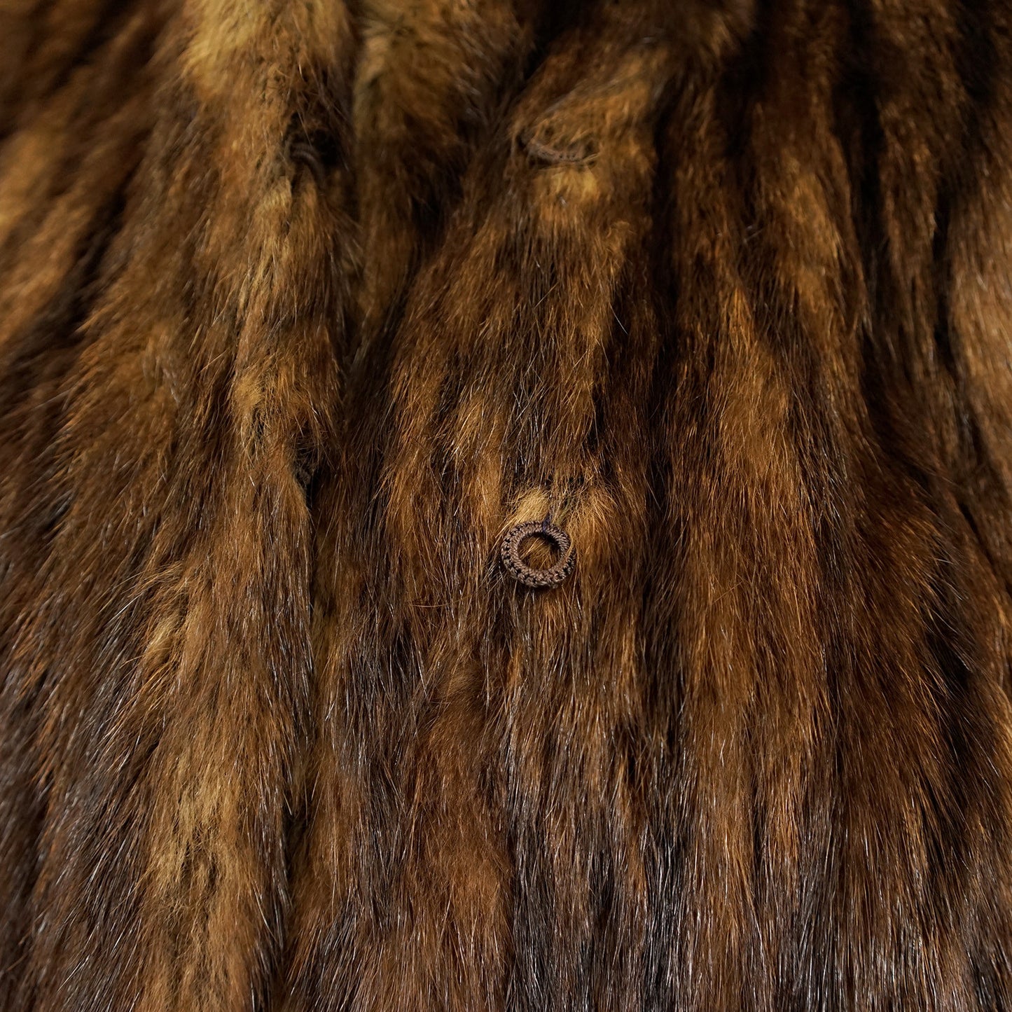 Muskrat Fur Coat - Size S