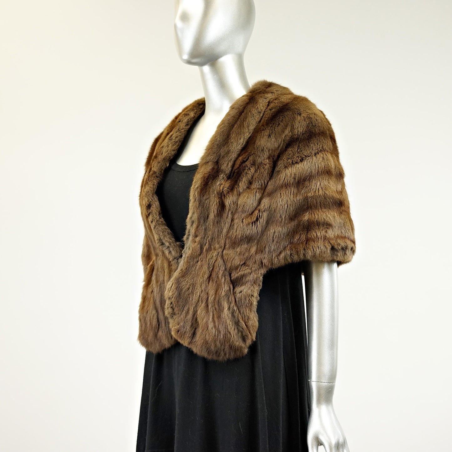 Squirrel Fur Stole - One Size Fits All - Pre-Owned