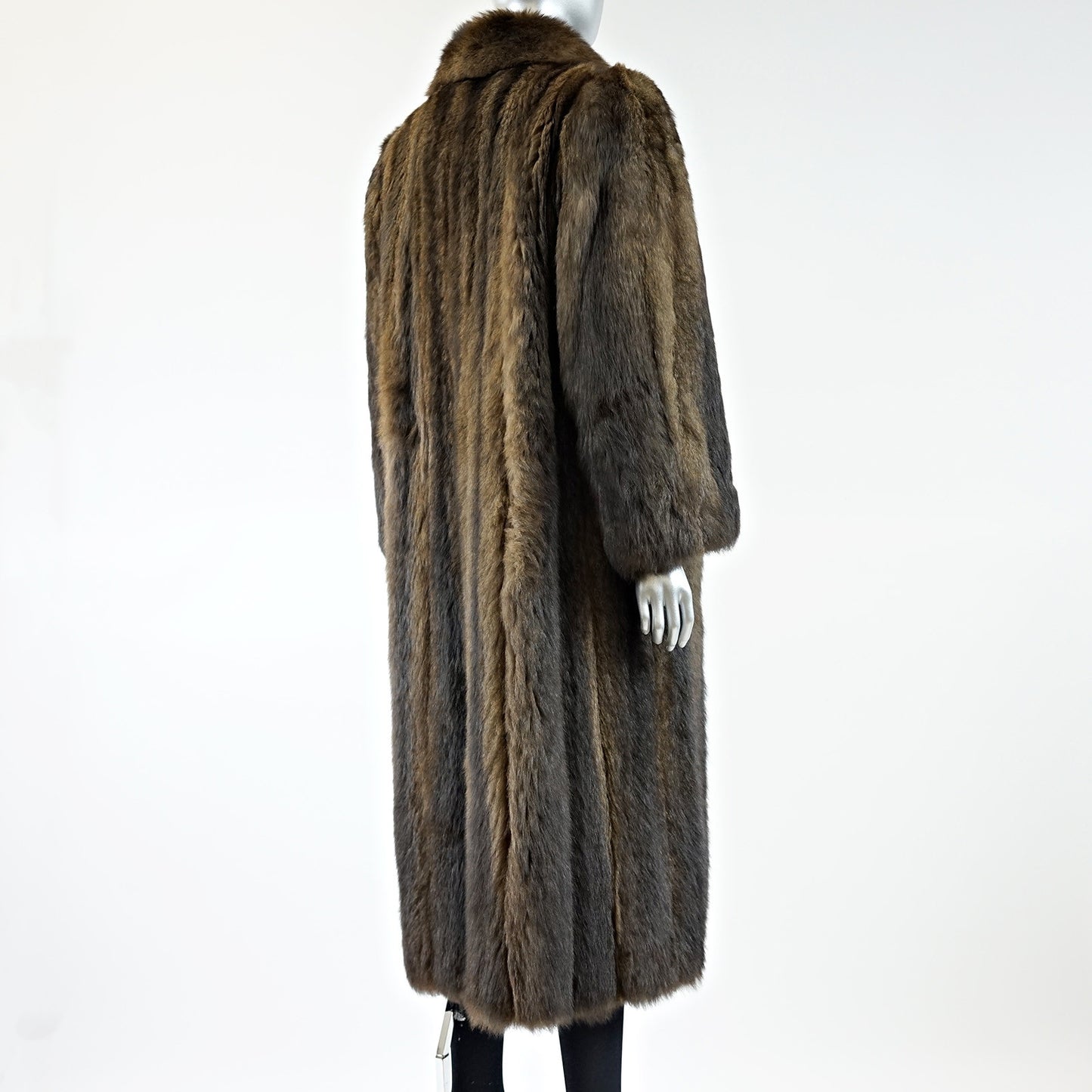 Opossum Fur Coat - Size S