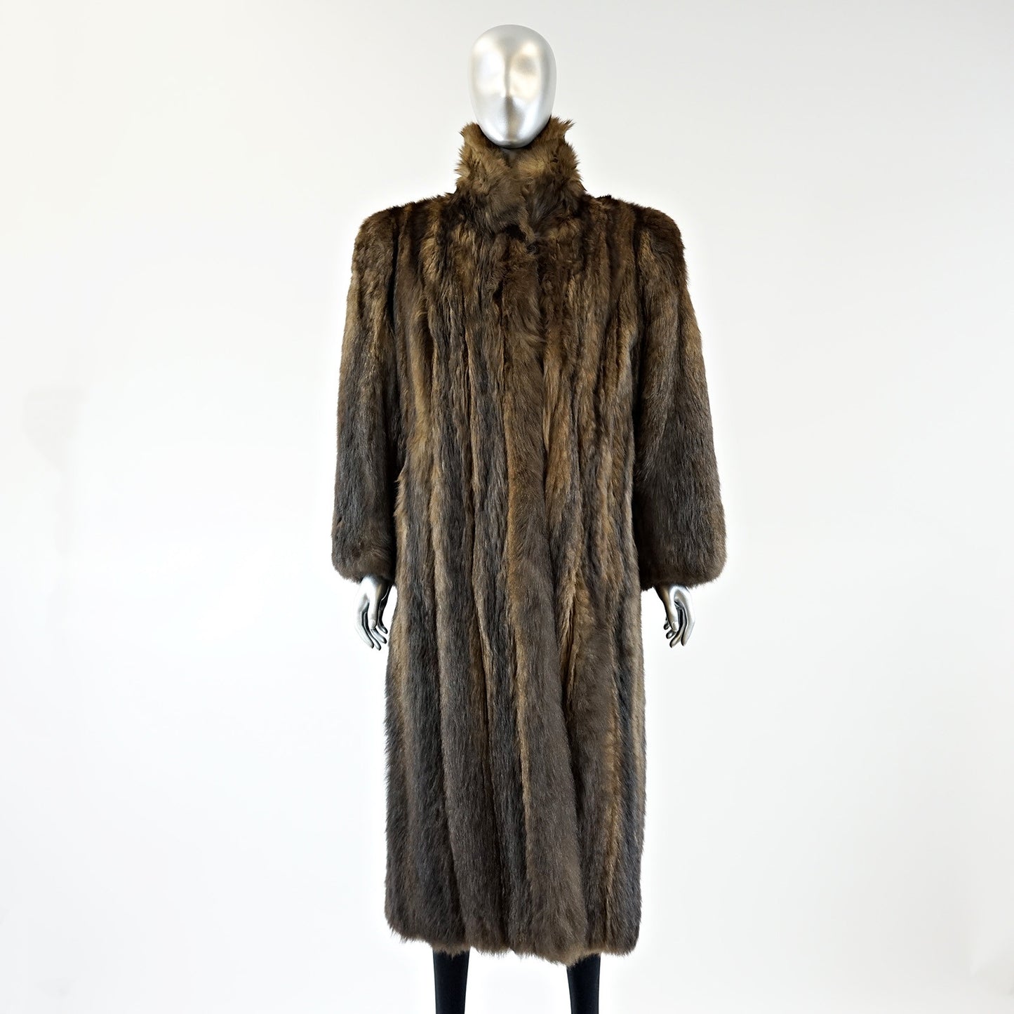 Opossum Fur Coat - Size S