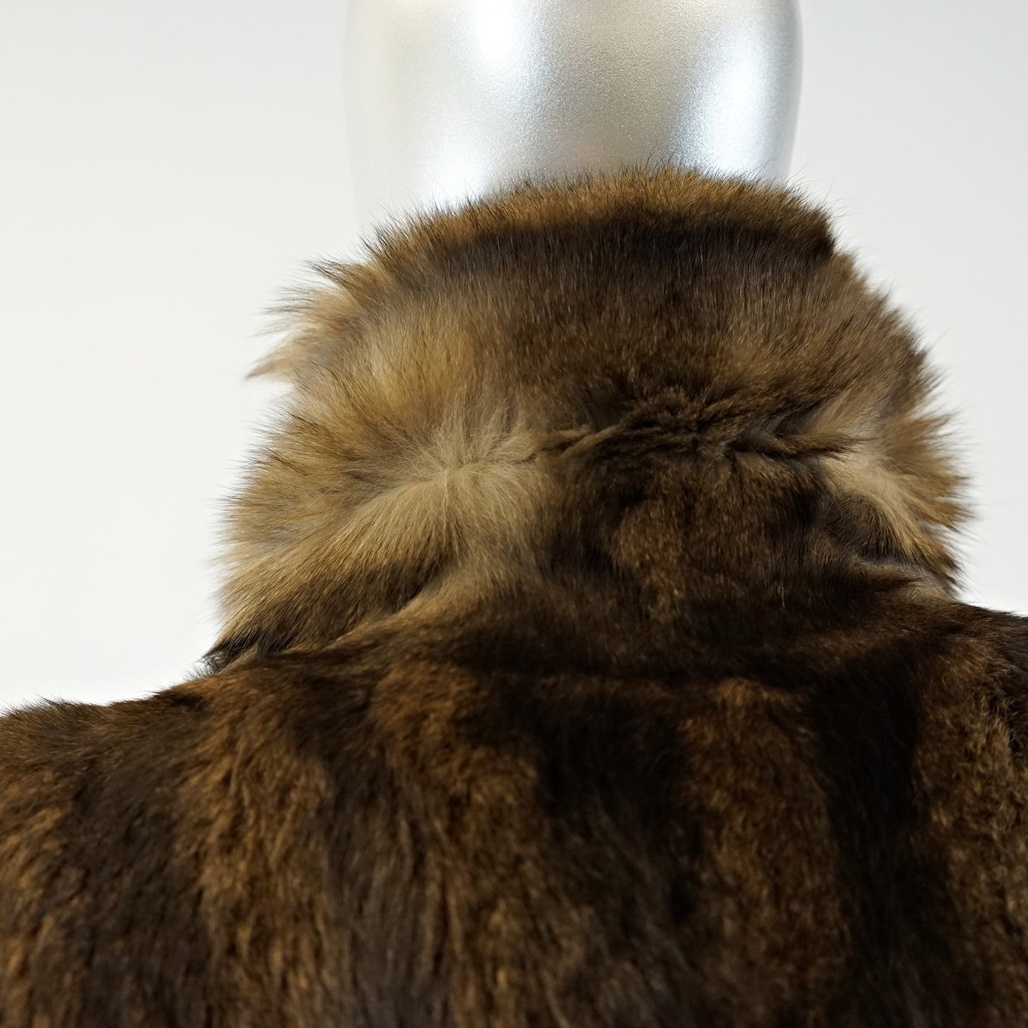 Opossum Fur Coat - Size S