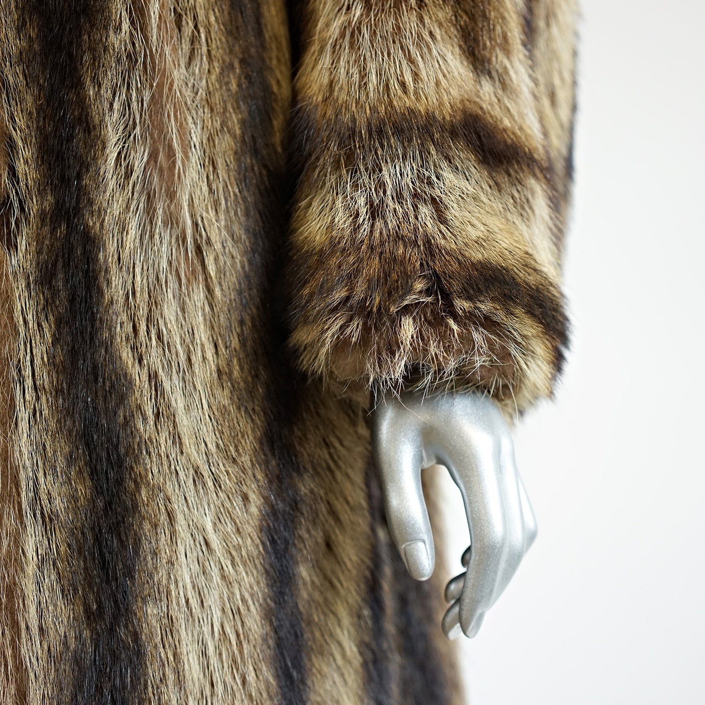 Raccoon Fur Coat - Size S