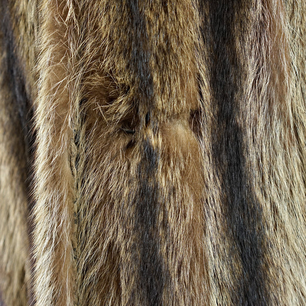 Raccoon Fur Coat - Size S - Pre-Owned