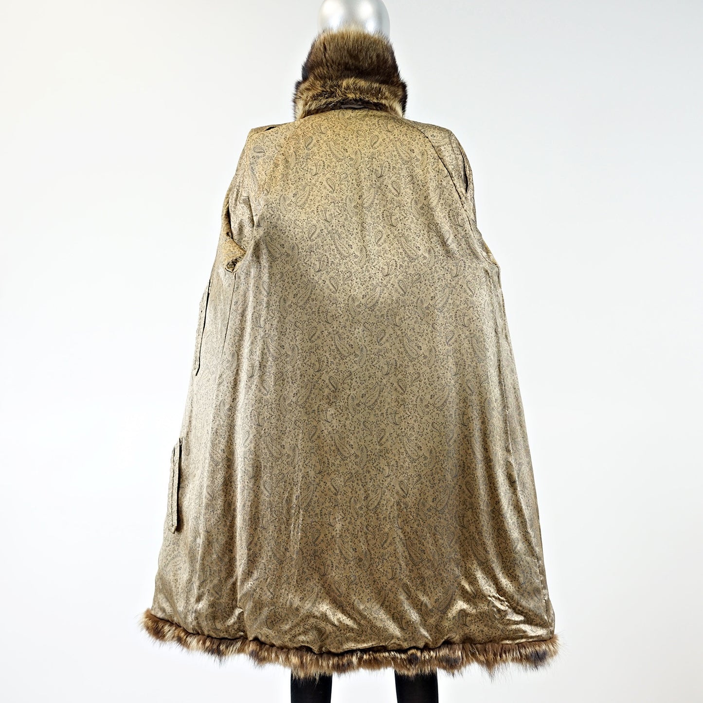 Raccoon Fur Coat - Size S