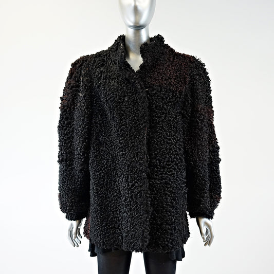 Persian Lamb Fur Jacket - Size M
