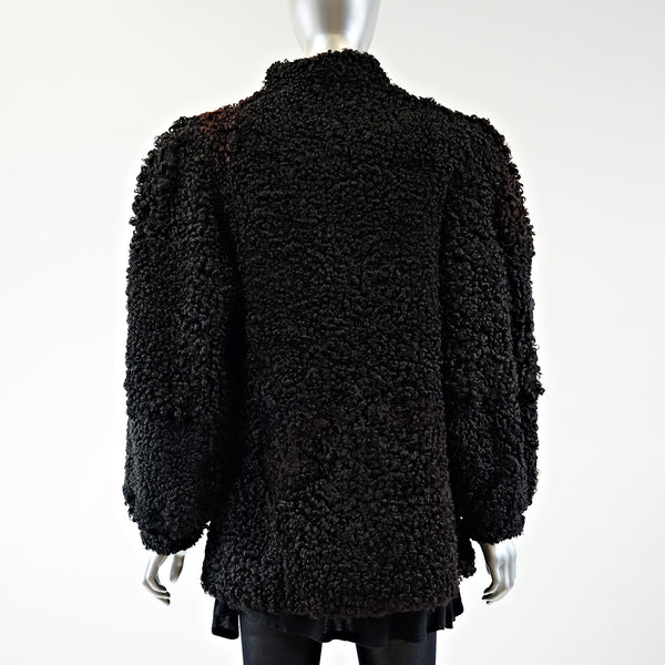 Persian Lamb Fur Jacket - Size M - Pre-Owned