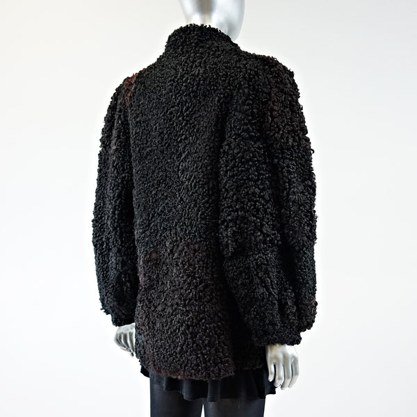 Persian Lamb Fur Jacket - Size M - Pre-Owned