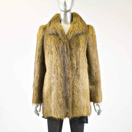 Nutria Fur Jacket - Size S