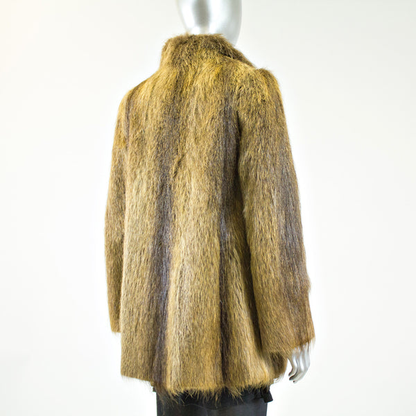 Nutria Fur Jacket - Size S - Pre-Owned