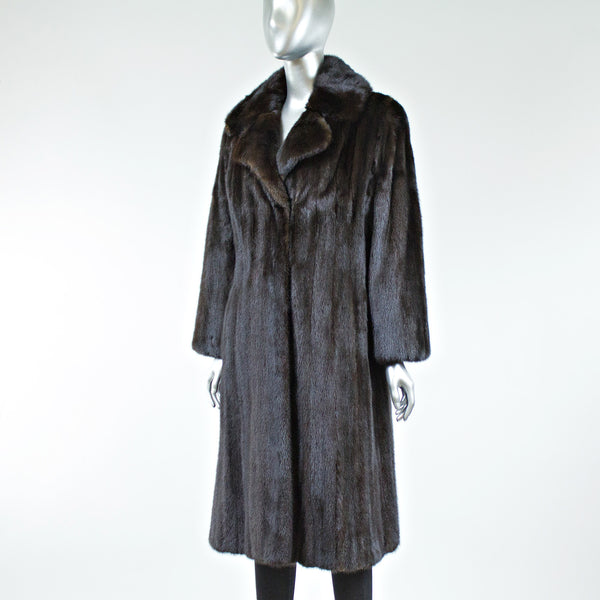 Mahogany Mink Coat - Size S