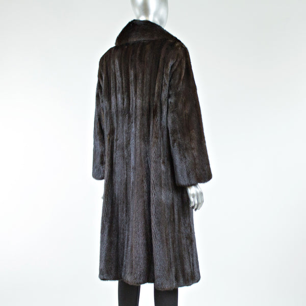 Mahogany Mink Coat - Size S