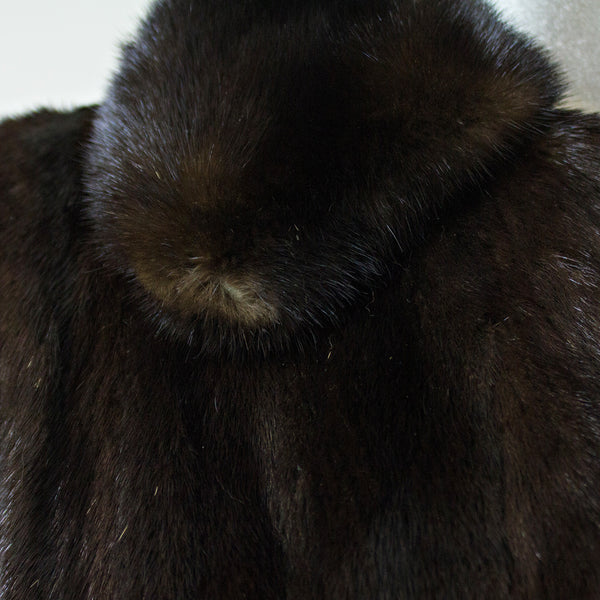 Mahogany Mink Coat - Size S