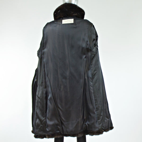 Mahogany Mink Coat - Size S