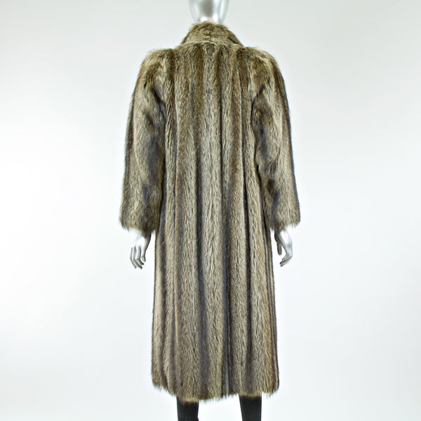 Raccoon Fur Coat - Size S
