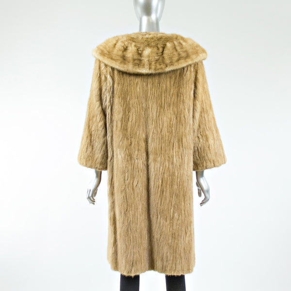 Autumn Haze Mink Fur Sections Coat - Size S