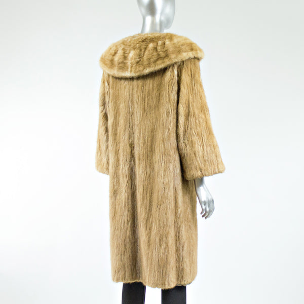 Autumn Haze Mink Fur Sections Coat - Size S