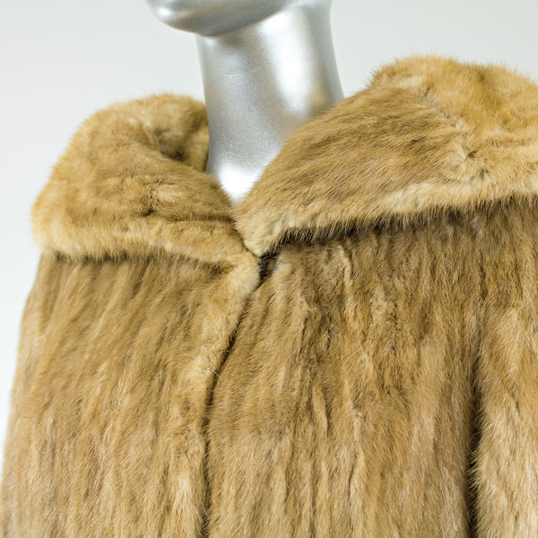 Autumn Haze Mink Fur Sections Coat - Size S