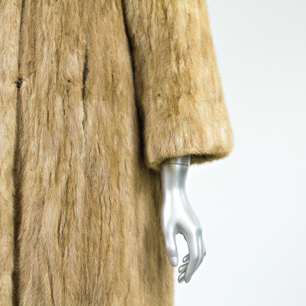 Autumn Haze Mink Fur Sections Coat - Size S