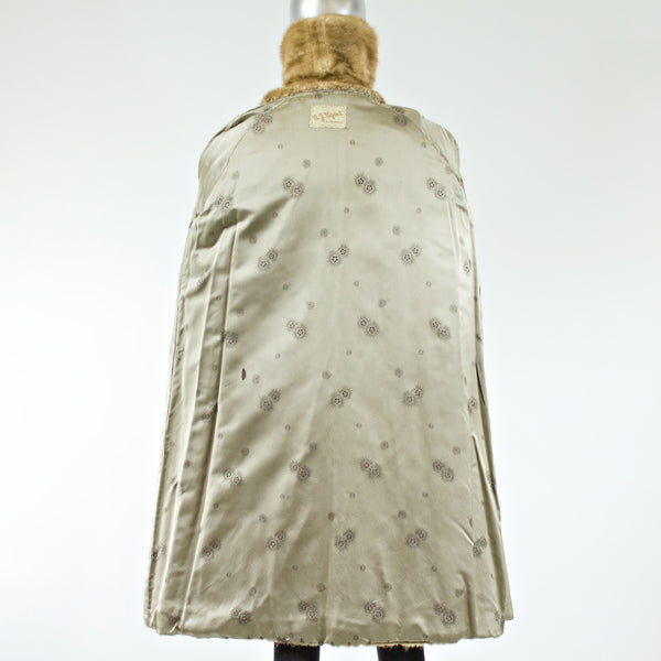 Autumn Haze Mink Fur Sections Coat - Size S