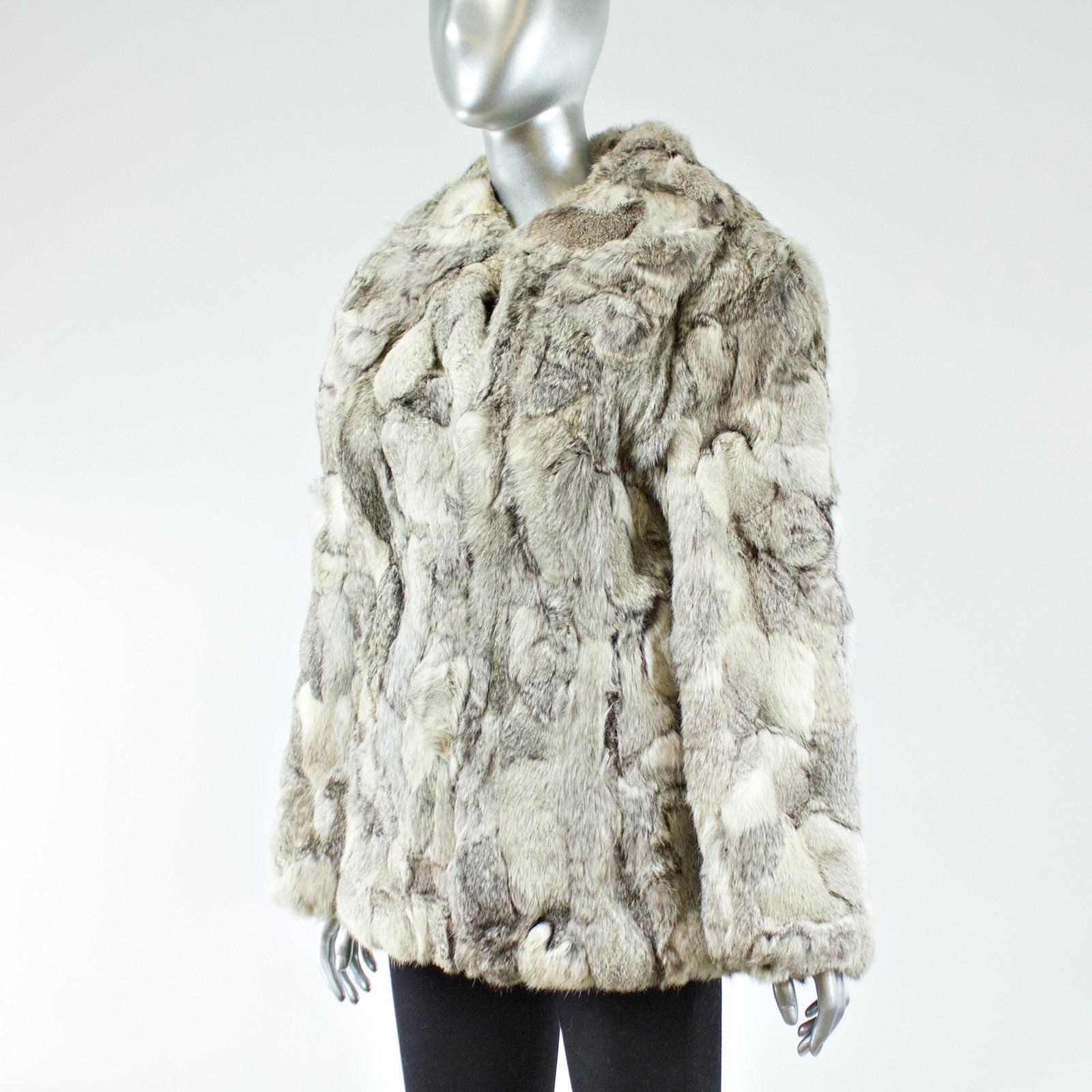 Vintage Rabbit Fur & Cashmere Coat, Authentic & Vintage