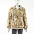 Multi Color Opossum Fur Reversible Jacket - Size S