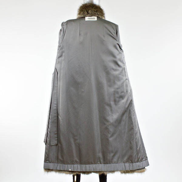 Raccoon Fur Coat - Size M