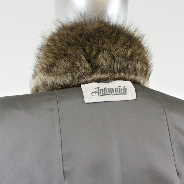 Raccoon Fur Coat - Size M
