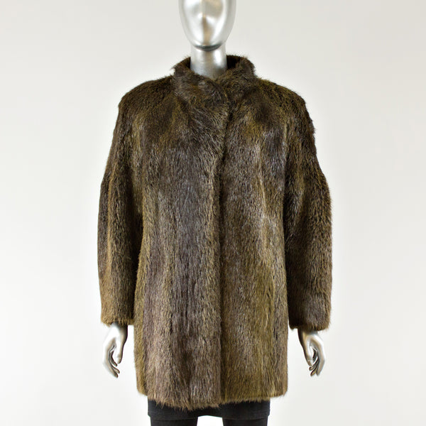 Beaver Fur Jacket - Size S
