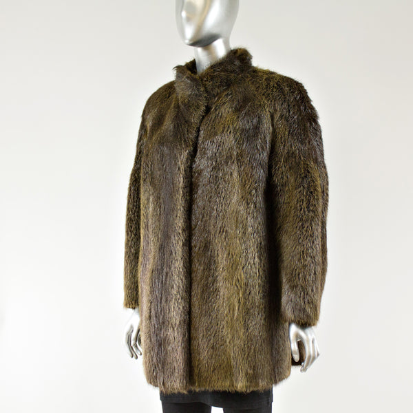 Beaver Fur Jacket - Size S