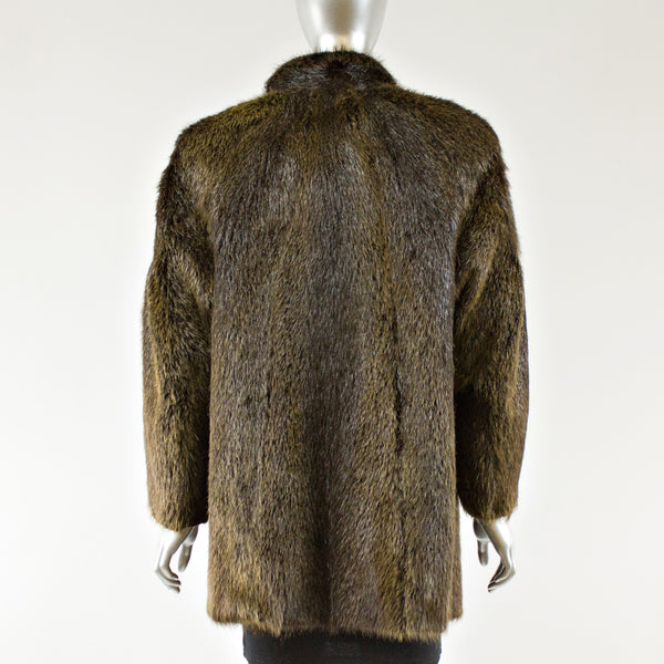 Beaver Fur Jacket - Size S