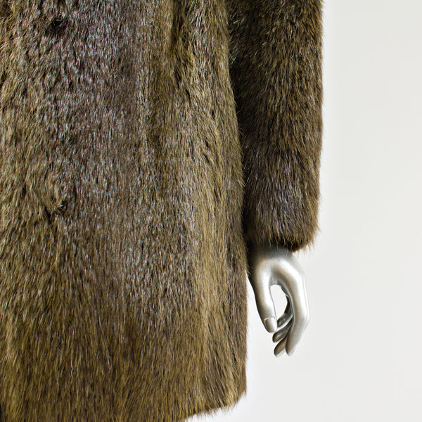 Beaver Fur Jacket - Size S