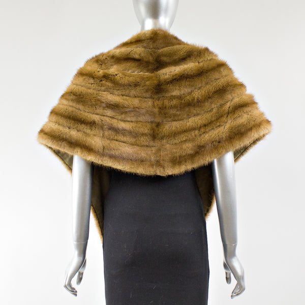 Autumn Haze Mink Fur Stole - One Size Fits All