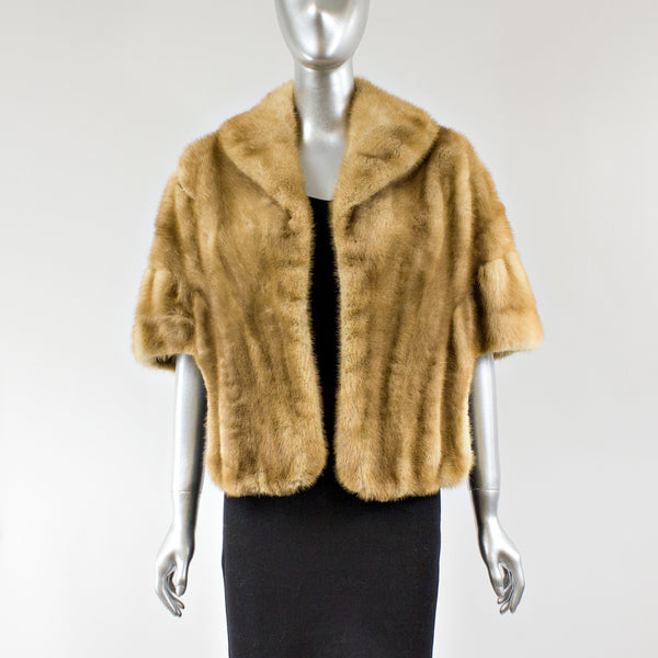 Autumn Haze Mink Fur Stole - One Size Fits All
