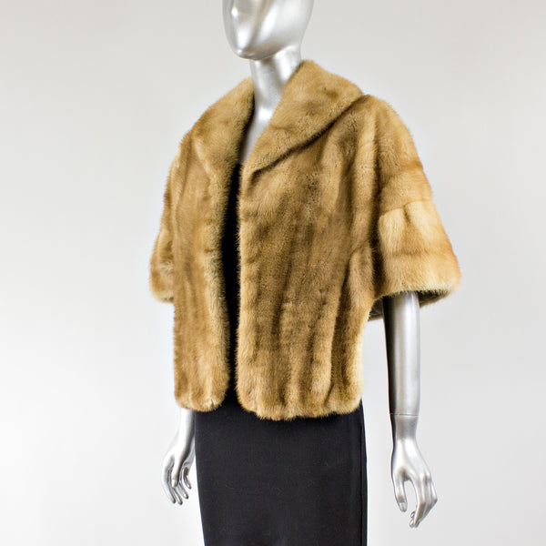 Autumn Haze Mink Fur Stole - One Size Fits All