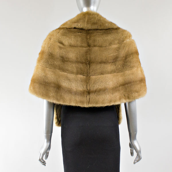 Autumn Haze Mink Fur Stole - One Size Fits All